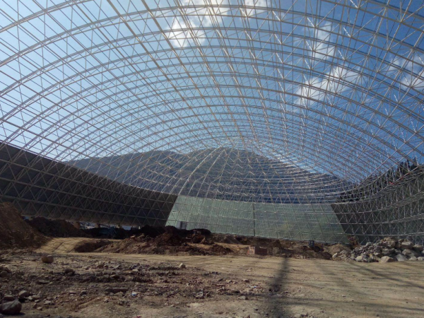 晋州干煤棚网架加工案例